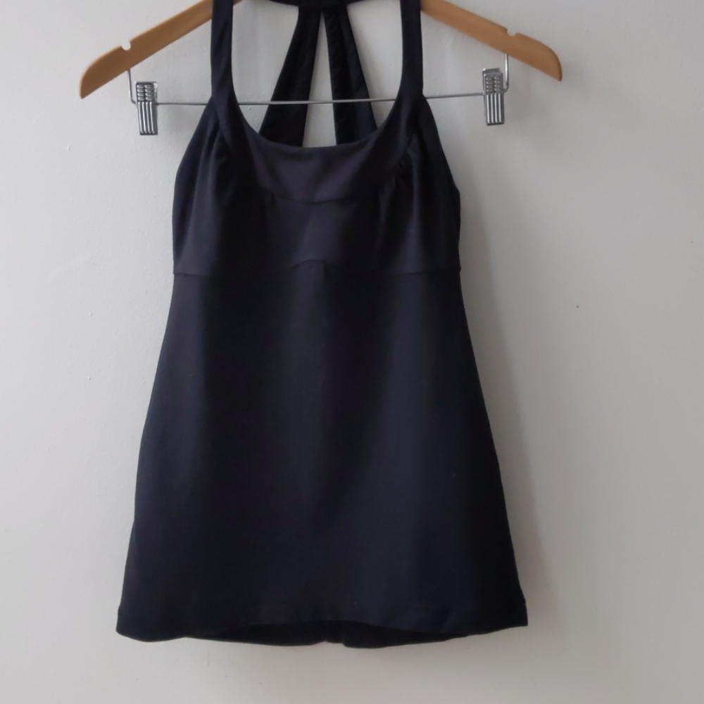 Lululemon Scoop Me Up Tank Top Shelf Bra Black 4